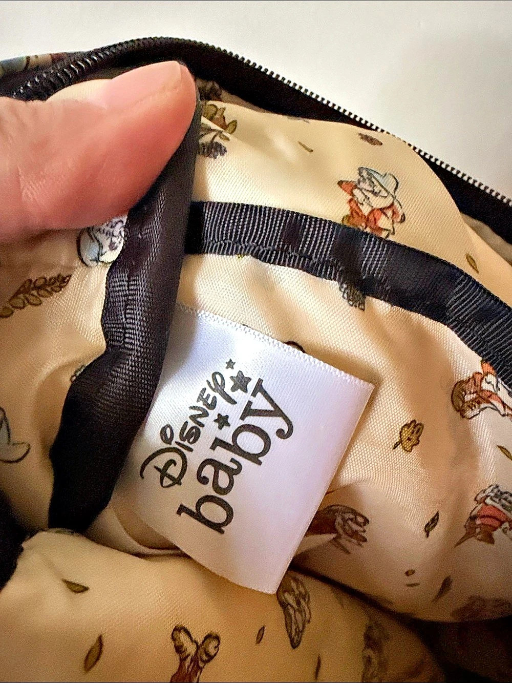 Disney Baby Floral Backpack in Black - Picture 7 of 7